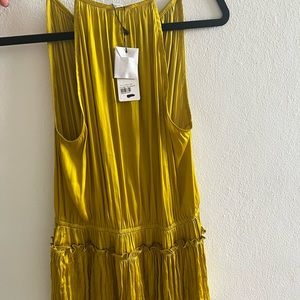 Mustard Halter neck